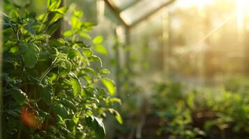 With no need for traditional electric heating the greenhouses temperature is regulated by the suns natural warmth photo