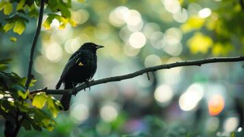 Out of focus individuals quietly waiting for a rare bird to appear in their midst photo