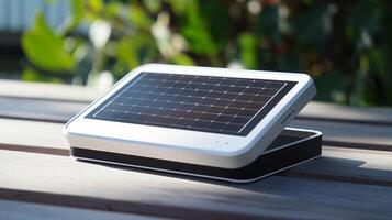 Take your charging capabilities to the next level with this solar energy dock photo