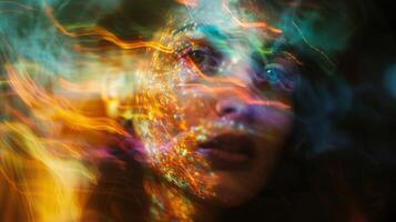 A mysterious otherworldly feel pervades the defocused image of the event inviting curiosity and enchantment photo