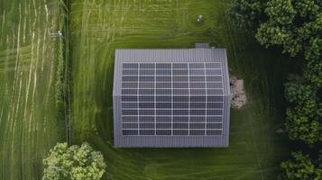 A realtime tracking feature that displays the amount of energy being produced by the solar panels at any given moment photo