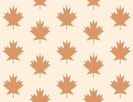 Autumn leaves pattern, orange leaves, suitable for autumn advertisements and posters and cards, and good for wallpaper and background and print material, also it can be an element for web design vector