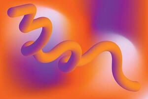 Creepy Brown White Gradient Mesh Vectorss with liquid lines vector