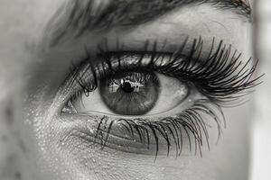 Dramatic False Eyelashes for Elegant Eye Makeup photo