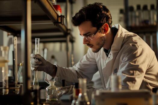 Scientific Experimentation by a Dedicated Scientist photo