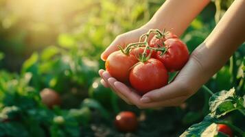 Tomatoes Highlighting Health Benefits for World Food Day photo