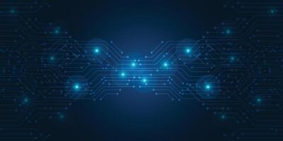 Abstract Technology Circuit Board Background Futuristic Pattern vector