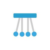 Physics icon flat style vector