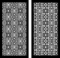two patterns collection minimalist. white background. abstract and geometric. vector
