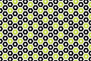 Geometric hexagon shape seamless repeat pattern vector