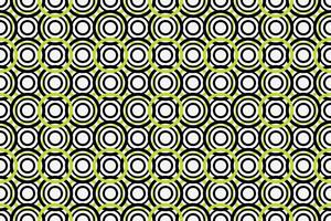 Line circles geometric shapes seamless repeat pattern vector