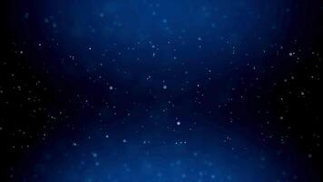 Blue Background. Blue Abstract background. Abstract gradient particle waves seamlessly flowing with soft light and bokeh. video