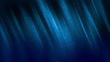 Blue Background. Blue Abstract background. Abstract gradient particle waves seamlessly flowing with soft light and bokeh. video