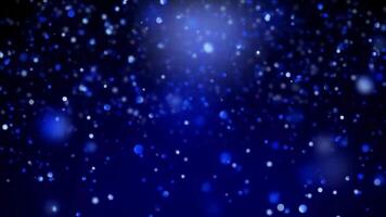 Blue Background. Blue Abstract background. Abstract gradient particle waves seamlessly flowing with soft light and bokeh. video
