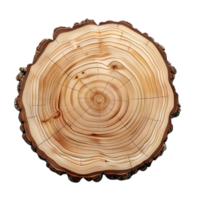 Tree Rings with Transparent Background A Circular View of Time and Growth png