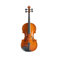 A Classic Violin with a Transparent Background A Symphony of Sound and Elegance png