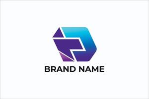 D Logo Design and template. Creative D icon initials based Letters in vector