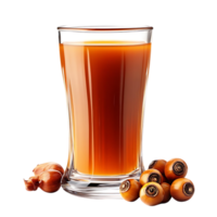 Refreshing Guaran Juice with a Transparent Background, a Delightful Beverage with a Smooth Texture and Tangy Flavor png