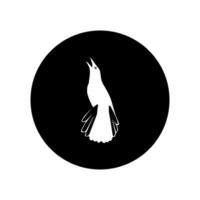 magpie bird image icon symbol design vector