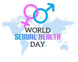 world sexual health day vector