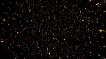 Particles moving background. Shining dust particles. Abstract footage background. video
