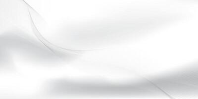 Abstract white and gray color, modern design stripes background with curve lines, wavy pattern. illustration. vector