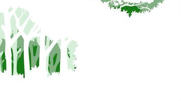 white background with a natural theme vector