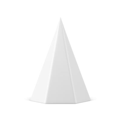 Original hi tech Xmas spruce cone decorative design traditional winter holiday symbol 3d