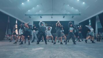 dinámica danza actuación en estudio video