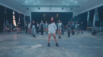 Dynamic Dance Performance in Studio video