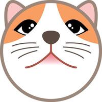 fisheye lens cat vector