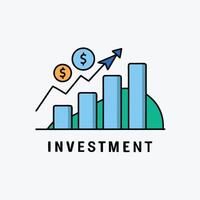 statistics growth graph vector