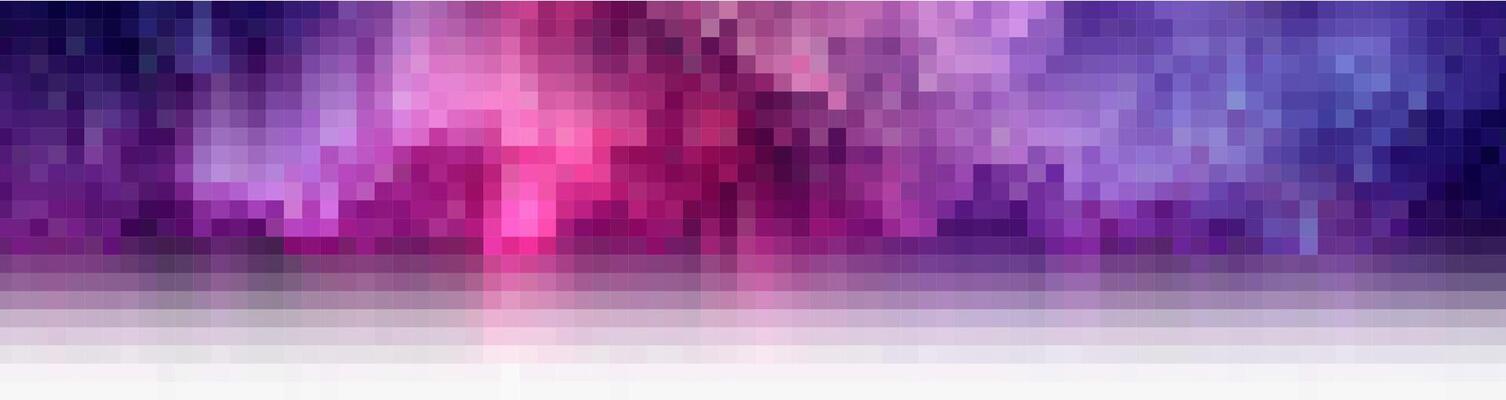 illustration of vivid visual disturbances with the effect of pixel shift