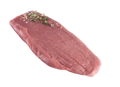 Fresco rojo carne filete espolvorear con hierbas png