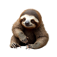 A photo of a realistic sloth png