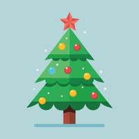 Christmas tree design vector