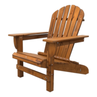 Adirondack chair Isolated on transparent background. png