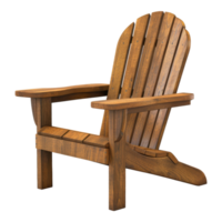 Adirondack chair isolated on transparent background. png