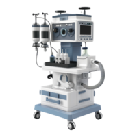 Computerized Automatic Anesthesia Machine Isolated on transparent background. png