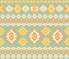 American Indian tribe style, Abstract fabric pattern in a geometric style, Pastel Tone colors vector