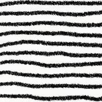 Square hand drawn pattern, pencil black thick horizontal hatching on white background. Textured crosshatch, scribbles, strokes and lines, sketch. vector