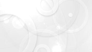 looping backdrop. soft white and grey circles animation video