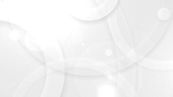 white abstract background with gradient circles video