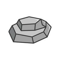 stone icon design template simple and clean vector