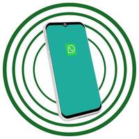 whatsapp is a popular messaging app that allows users to send and receive messages, photos, vector
