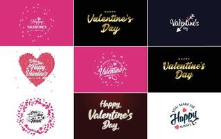 I Love You hand drawn lettering and calligraphy with a heart design suitable for use as a Valentine s Day greeting vector