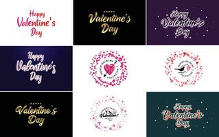 I Love You hand drawn lettering with a heart design suitable for use as a Valentine s Day greeting or in romantic designs vector