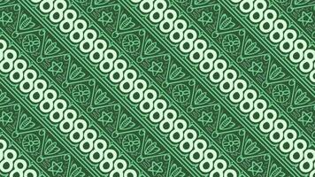 Looping animation background with yogyakarta pattern illustration video