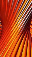 rader vrida in i spiral. rörelse. 3d rader rotera i vertikal spiral. färgad spiral av många rader långsamt roterar. roterande kolumn av metall färgad remsor video