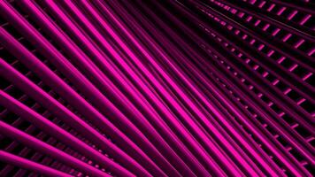 Violet bright patterns.Motion. A black background on which in 3D format bright thin lines move and change position. video